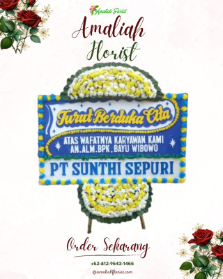 Papan Bunga Duka di Tatanga