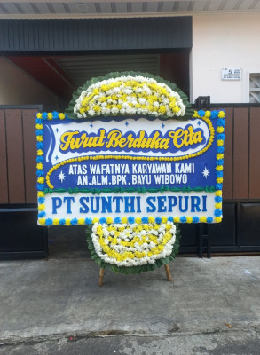 Papan Bunga Duka di Tatanga